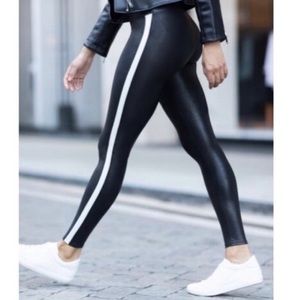 Spanx| Faux Leather black leggings